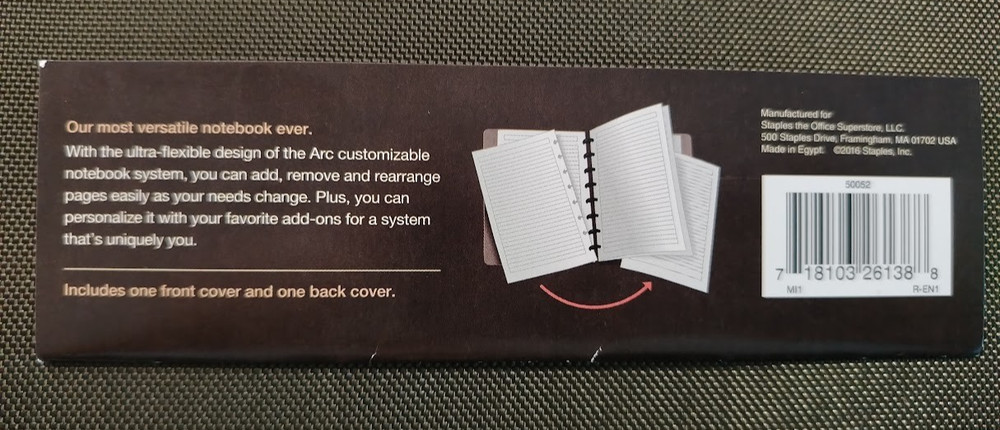 ARC Poly 50051 Cover Set – Customizable Notebook System. Butterfly Design.
