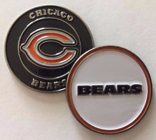Chicago Bears Golf Ball Marker New