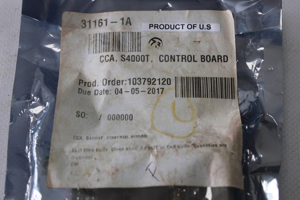 CCA S4000T CONTROL BOARD PCB CARD