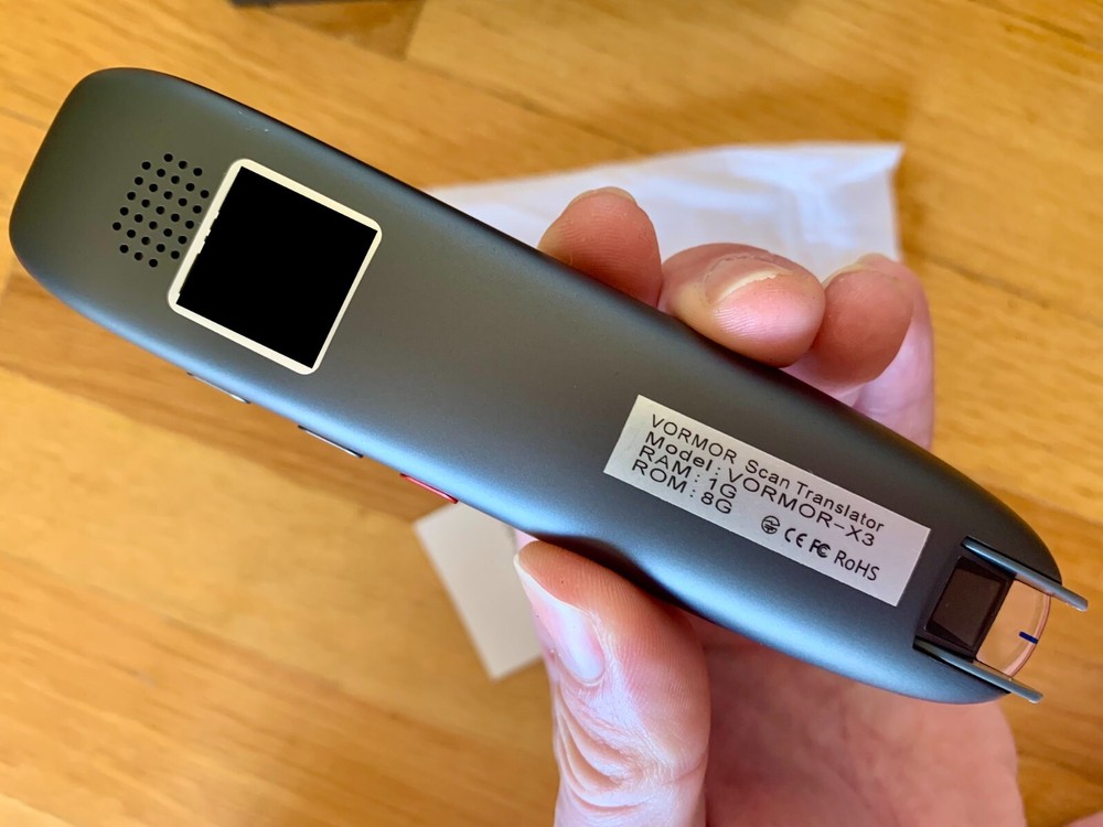 Portable Pen Scanning Translator for Language Learners Electronic Dictionary