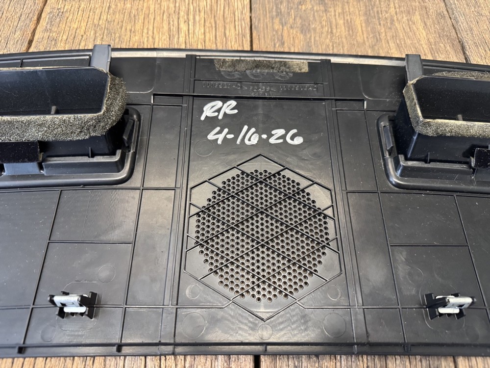 08-14 Dodge Challenger Dash Defrost Upper Trim Panel OEM Grille Dark Gray