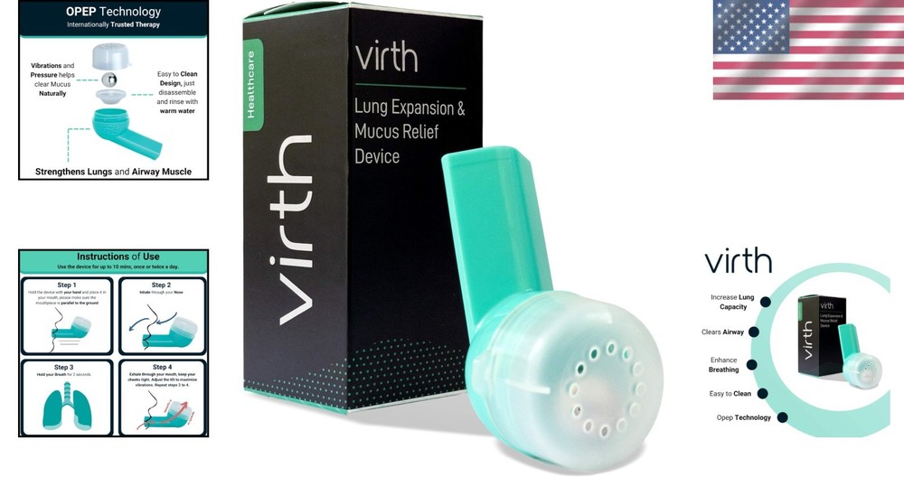 OPEP Technology Breathing Device - Clear Lungs