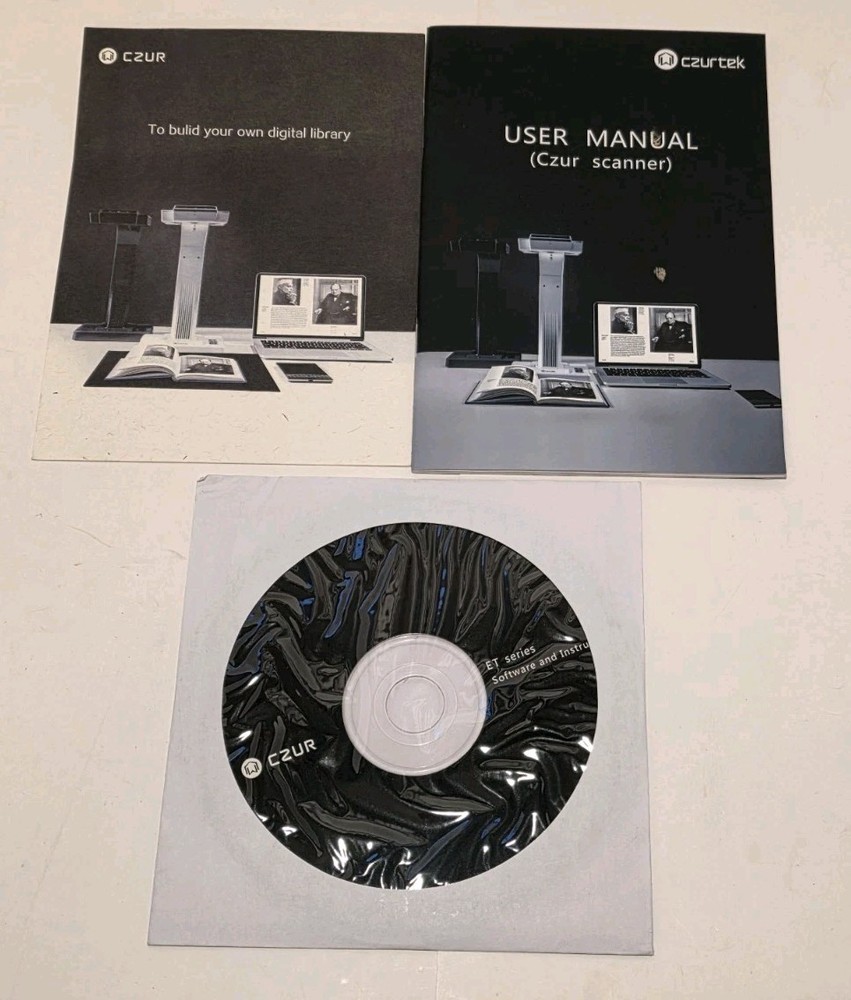 CZUR ET16 Scanner with Foot Pedal Book Reader Documents Objects