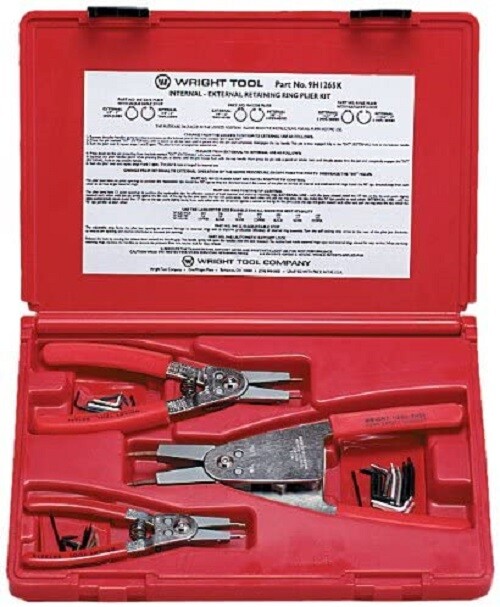 Wright Tool 9H1265K Snap Ring Plier Set - 3 pieces