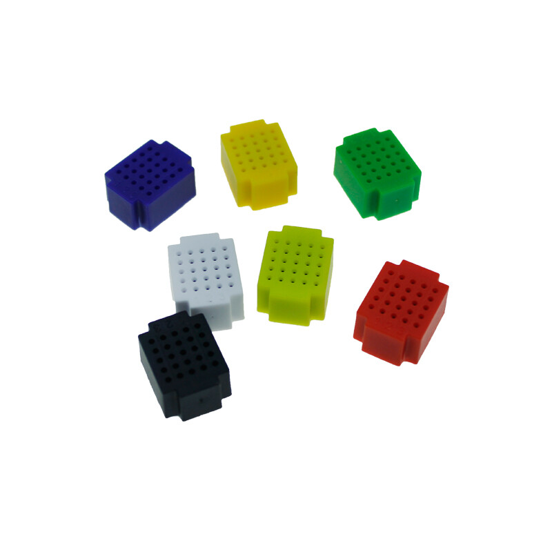 7pcs Mini 25 Points Breadboard Solderless Prototype Tie-point For Arduino