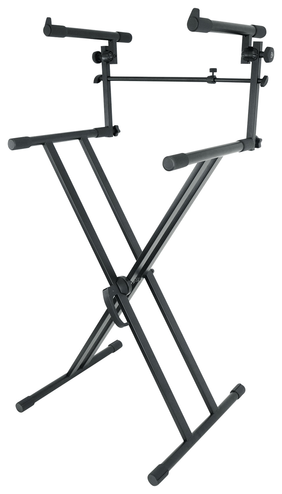 Rockville RKS42X X-Stand 2-Tier Keyboard Stand Fits Korg 2-Tierlogue 61