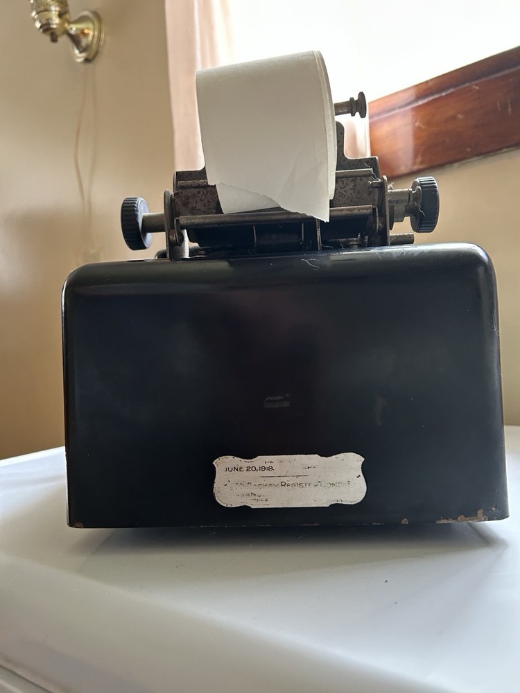 Antique 1900s McCaskey Adding Machine Cash Register Mechanical Calculator