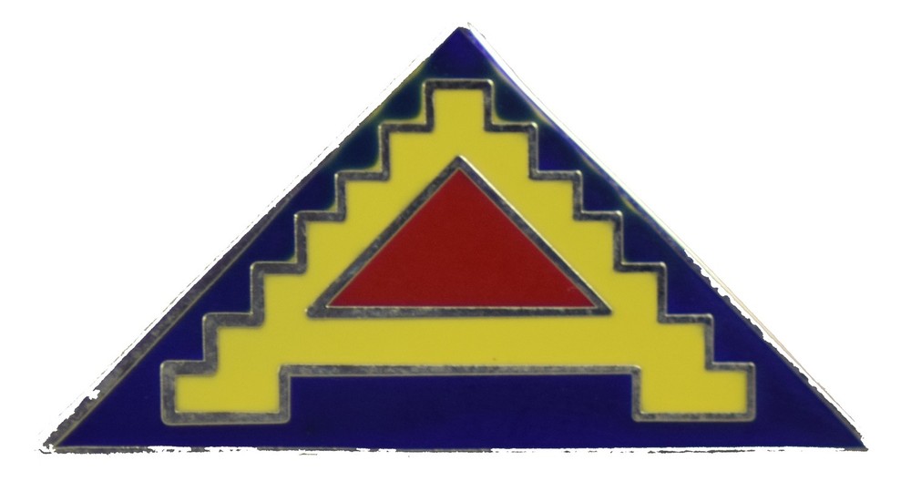 7TH ARMY HAT PIN