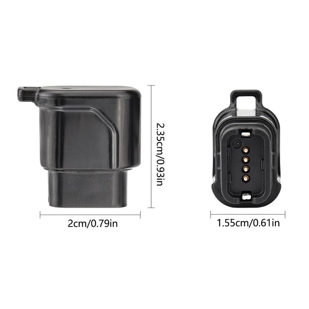Bicycle power adapter with a black lanyard ❀UK Y6O7