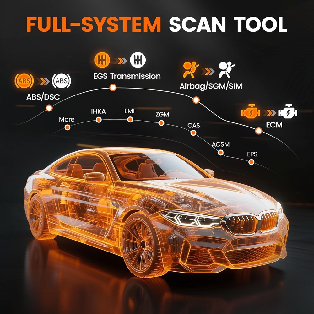 ANCEL BM700 Fits for BMW/Mini/RR Scanner Battery Registration Tool Code Reader