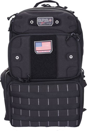 TALL W/WAIST STRAP BLACK NYLONGPS TACTICAL RANGE BACKPACK
