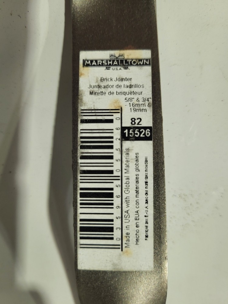 NEW MARSHALLTOWN 82 BRICK JOINTER