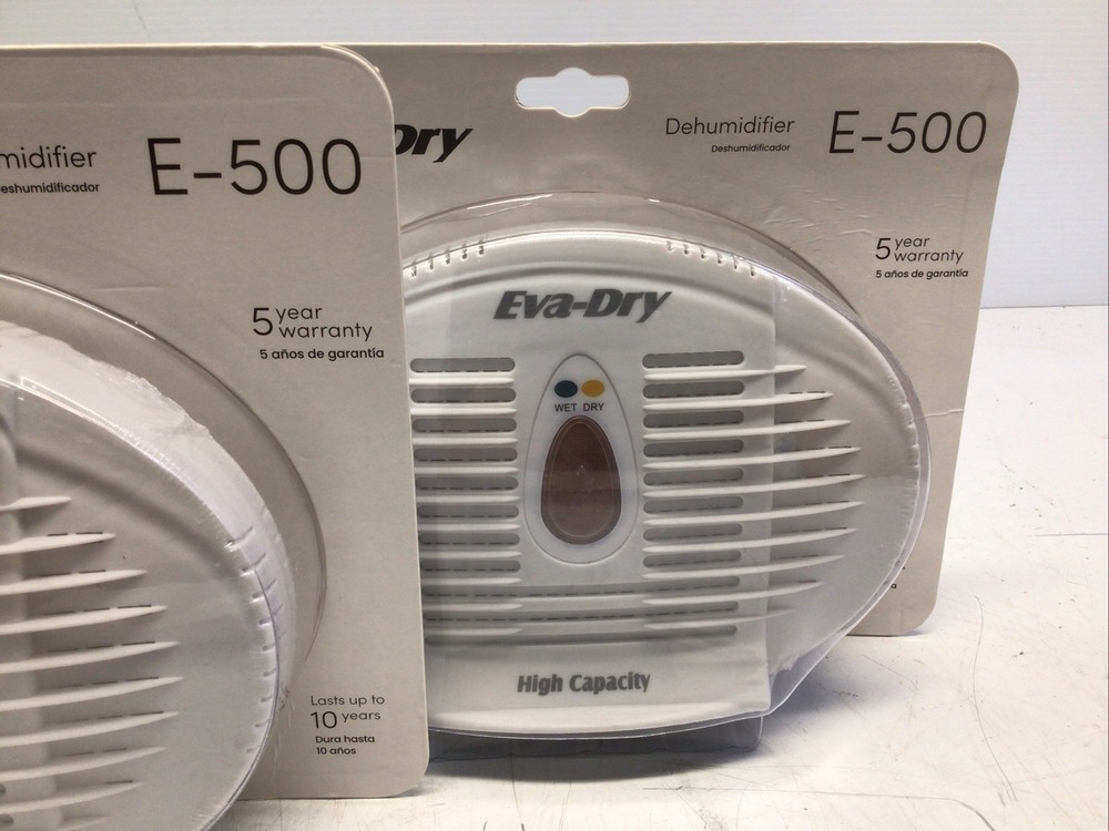 Eva-Dry E-500 2 pack Renewable Wireless Dehumidifier