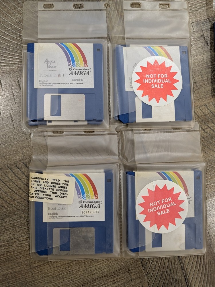 Commodore Amiga Hard Disks-Multiple Programs-Selling As Is