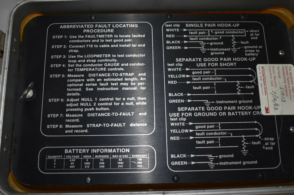 Dynatel 710A Fault Locator