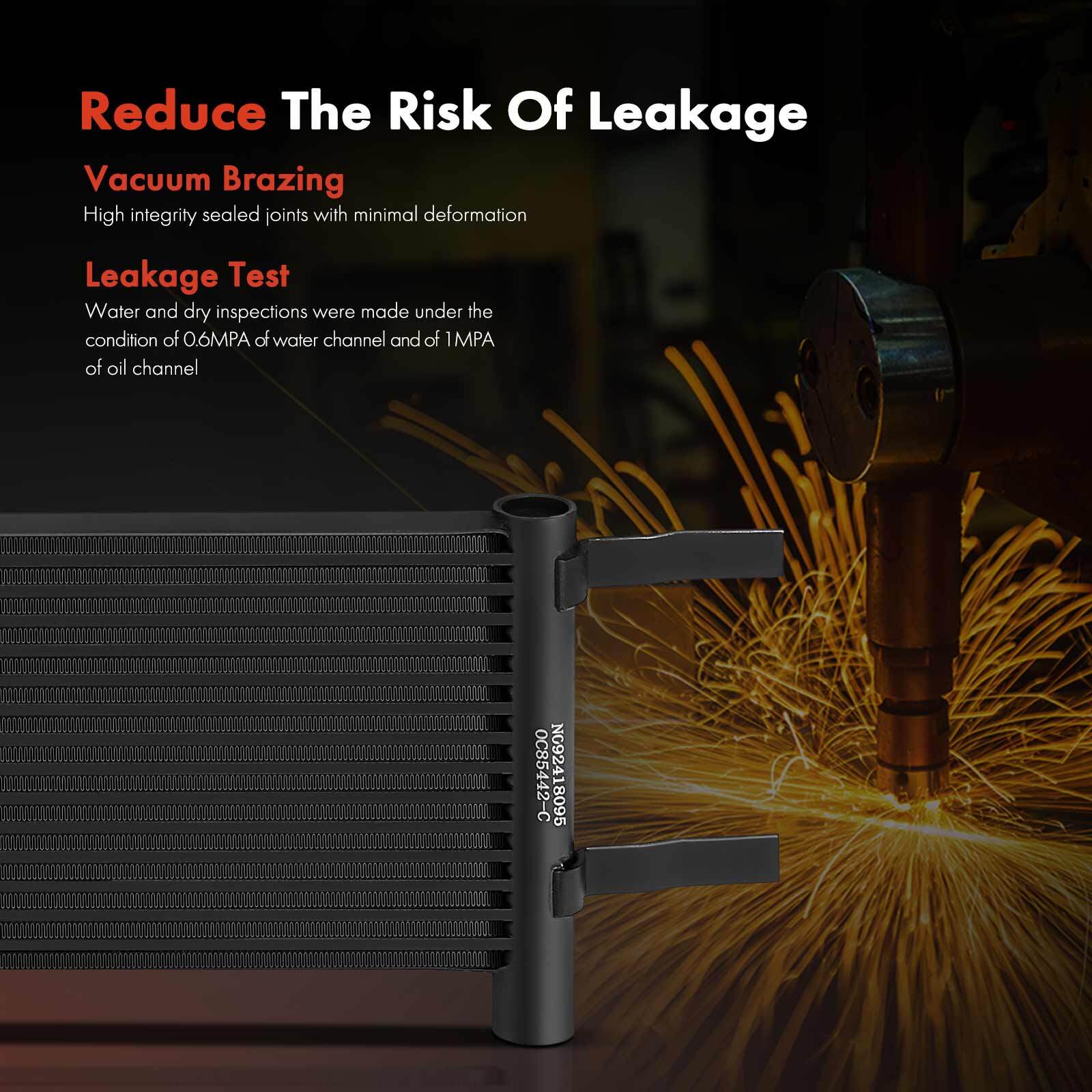 Transmission Oil Cooler for Jeep MP Compass 2023 2024 L4 2.0L with Start Stop