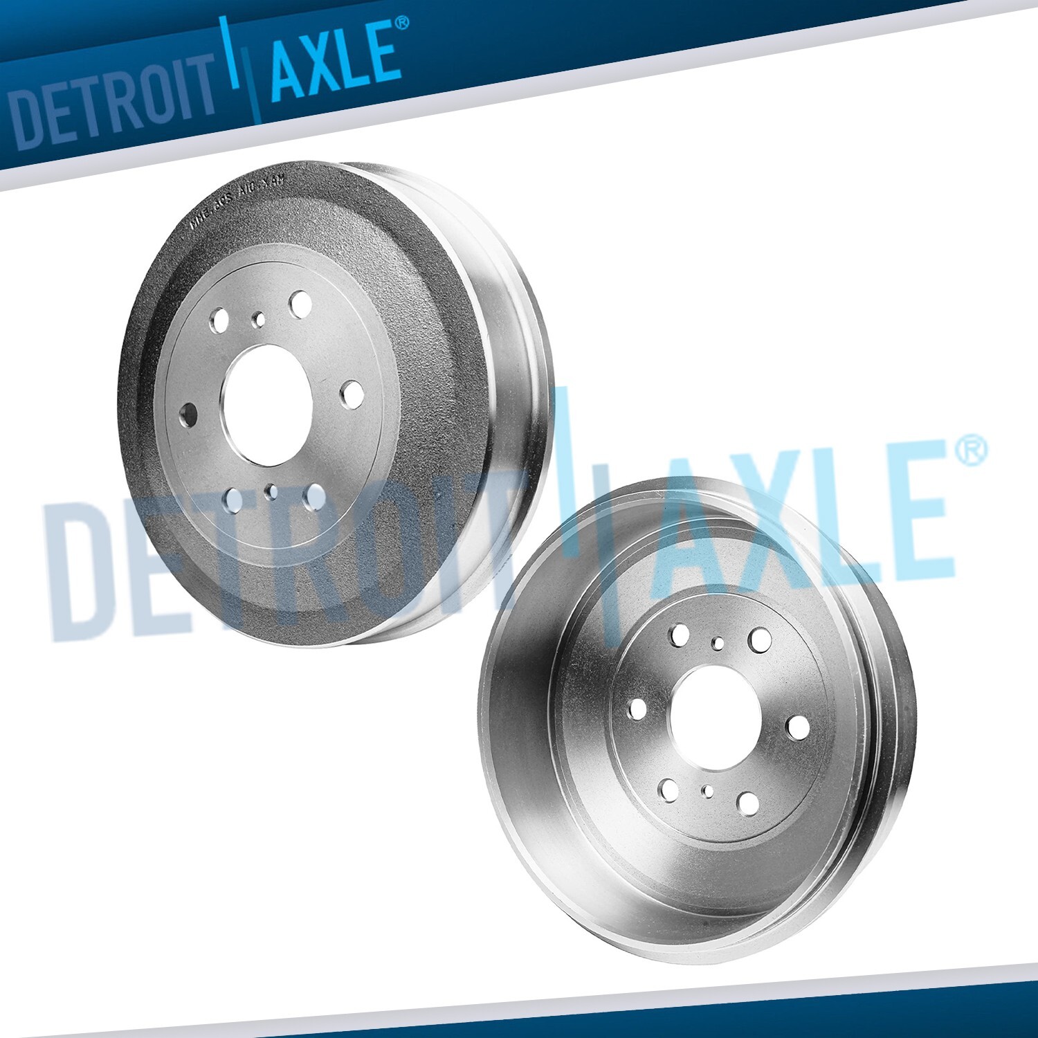Pair Rear Brake Drum for 2009-2012 2013 Chevrolet Silverado 1500 GMC Sierra 1500