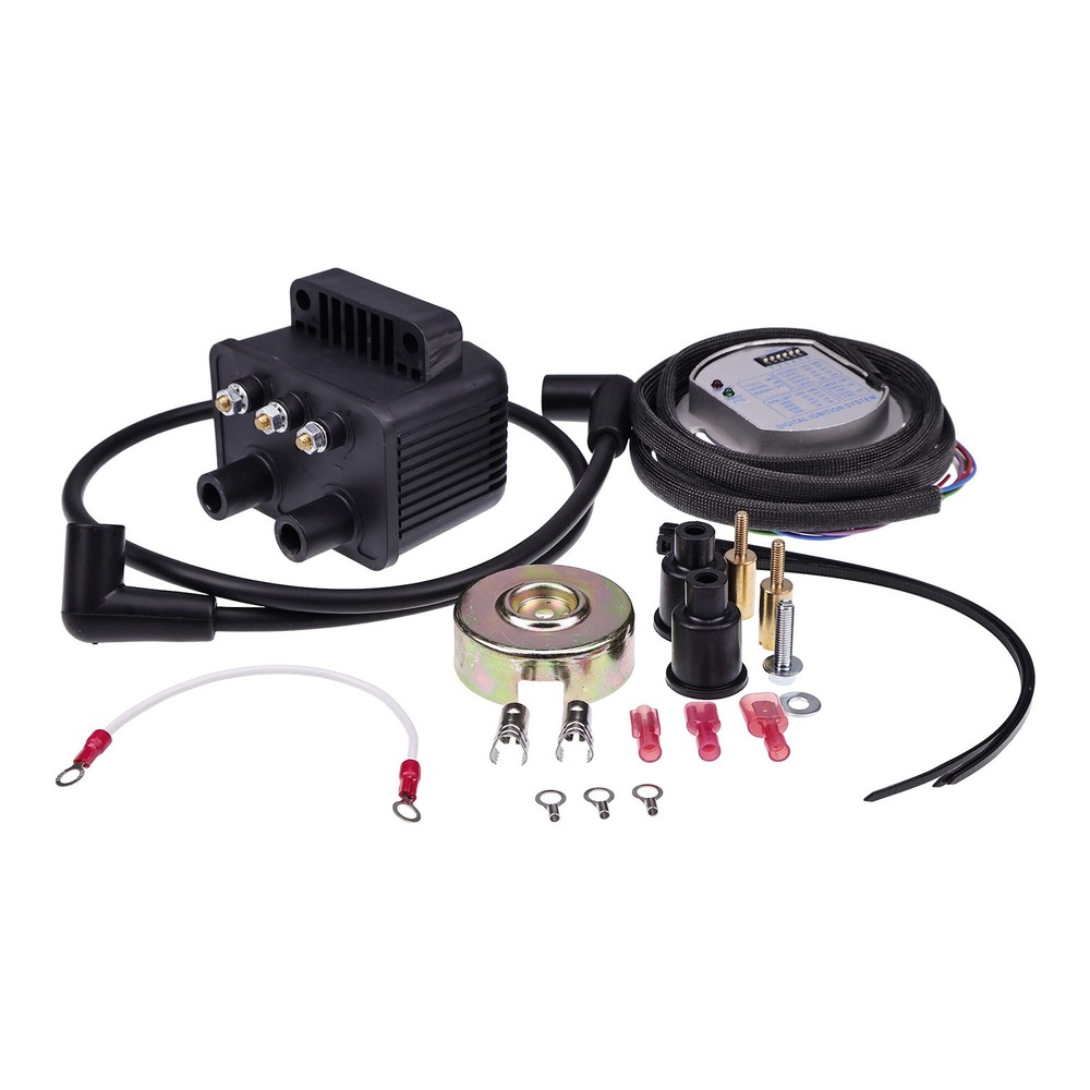 Single Fire Programmable Ignition Coil Kit 53-660 for Big Twin Models 1970-99