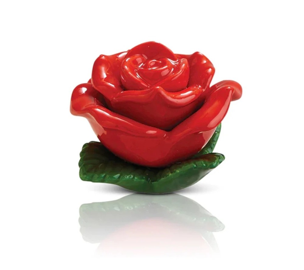 Nora Fleming Mini A276 Roses Are Red Ceramic Decor Accent