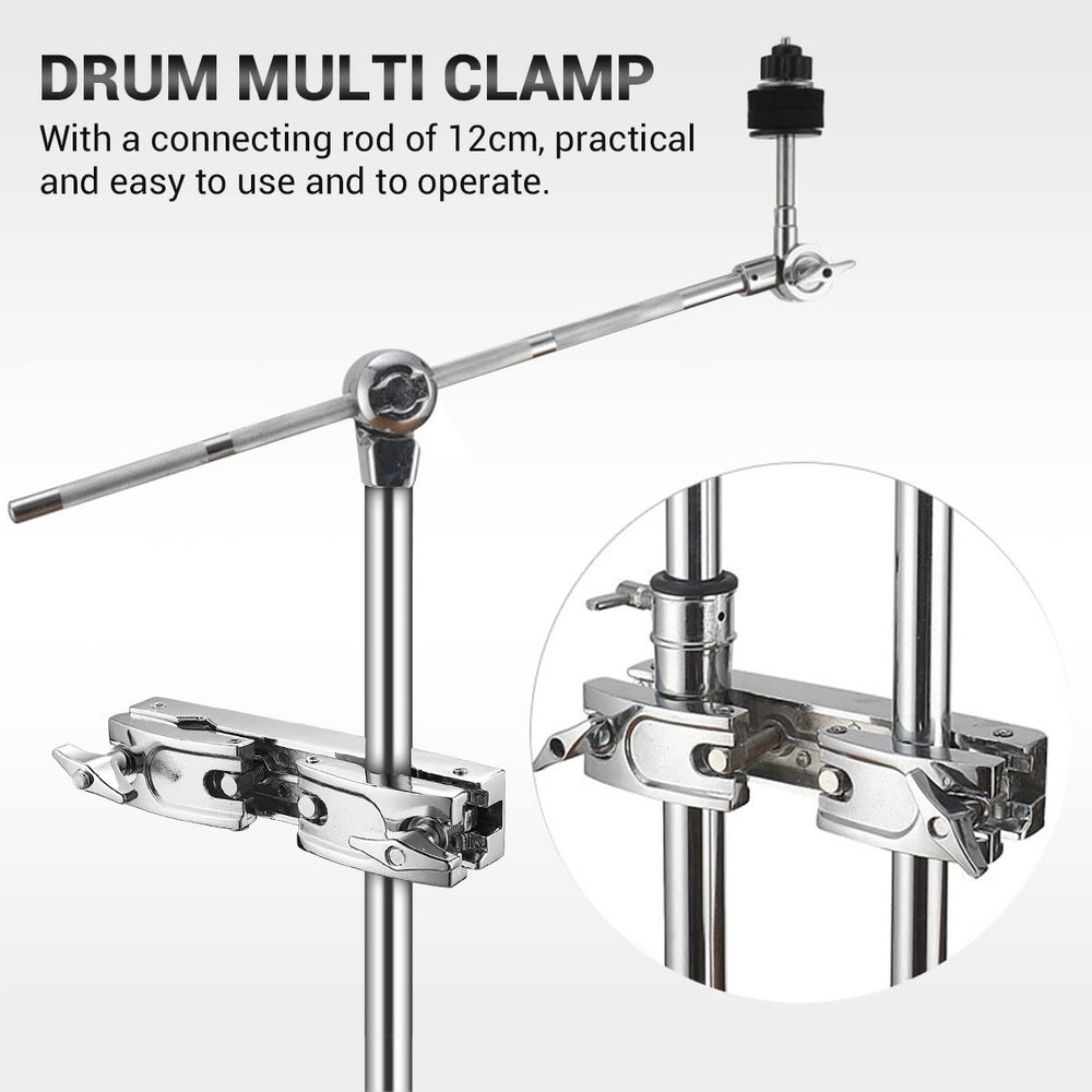 Facmogu Silver Multi-clamp, Adjustable Quick Release Multi-clamp