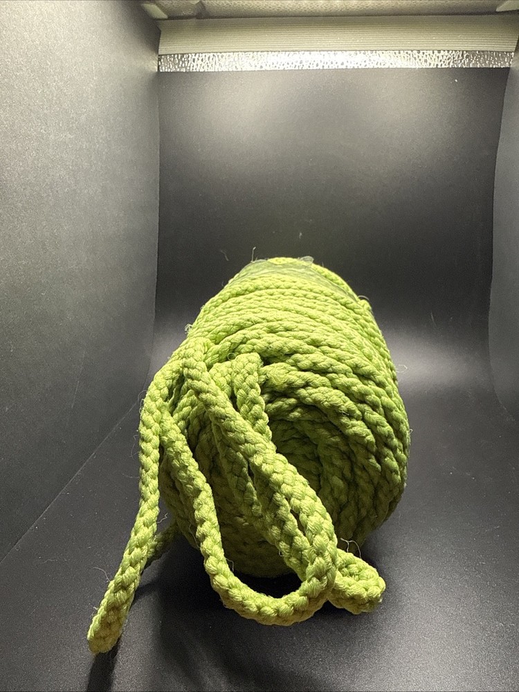 Vtg Large Green Macrame Cord ~ 1+ Pound