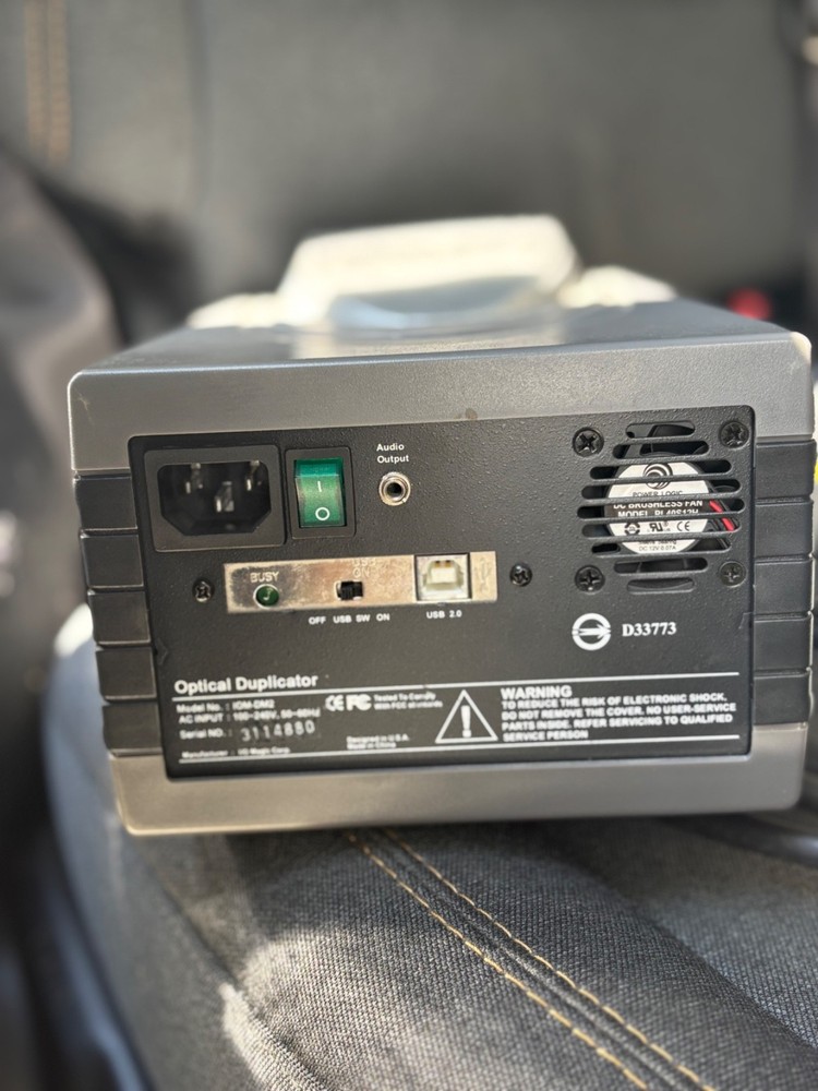 cd duplicator used- no power cord