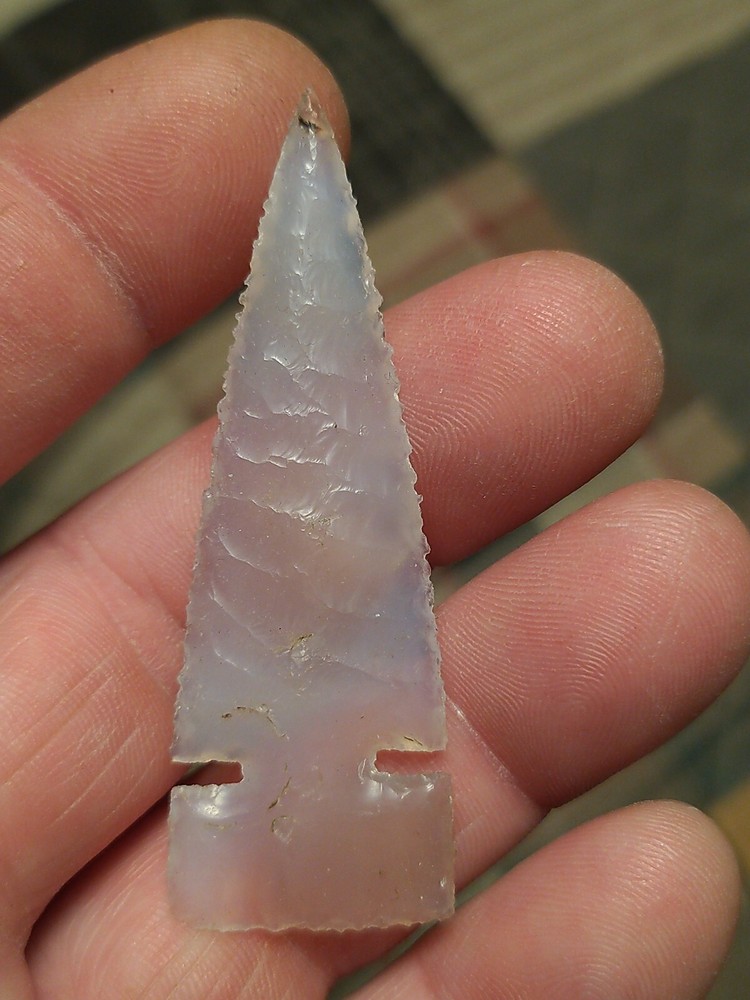 Side Notched Agate 2 5/8" x 7/8"