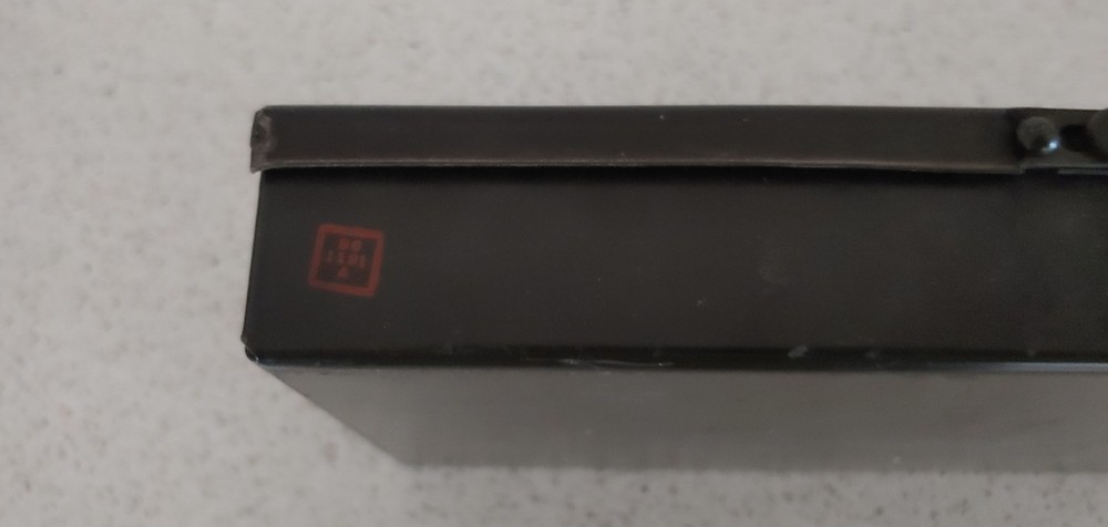 WWII US Army BX-40 Signal Corps Metal Box with clasp Empty