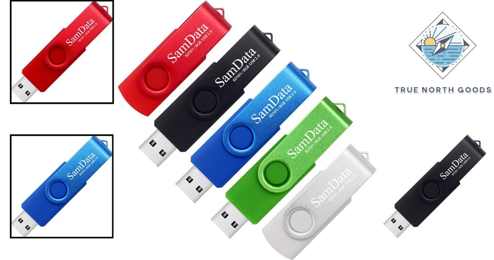 High-Performance 8GB USB Flash Drives 5 Colors - Reliable Data Backup Solutions