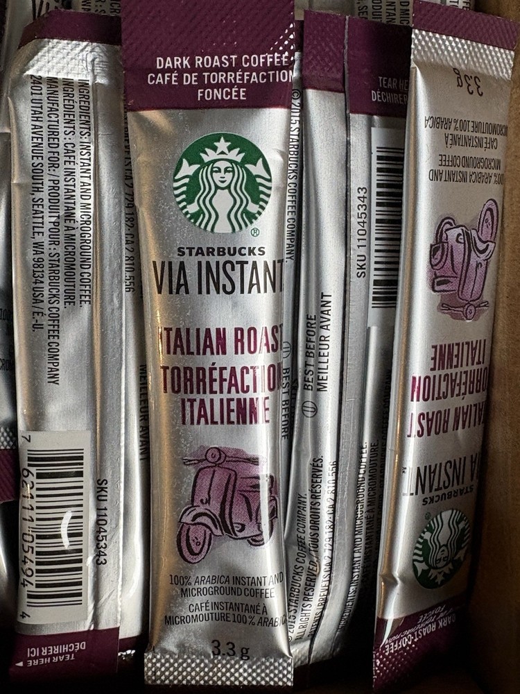 New Starbucks Instant Coffee Packs Bundle