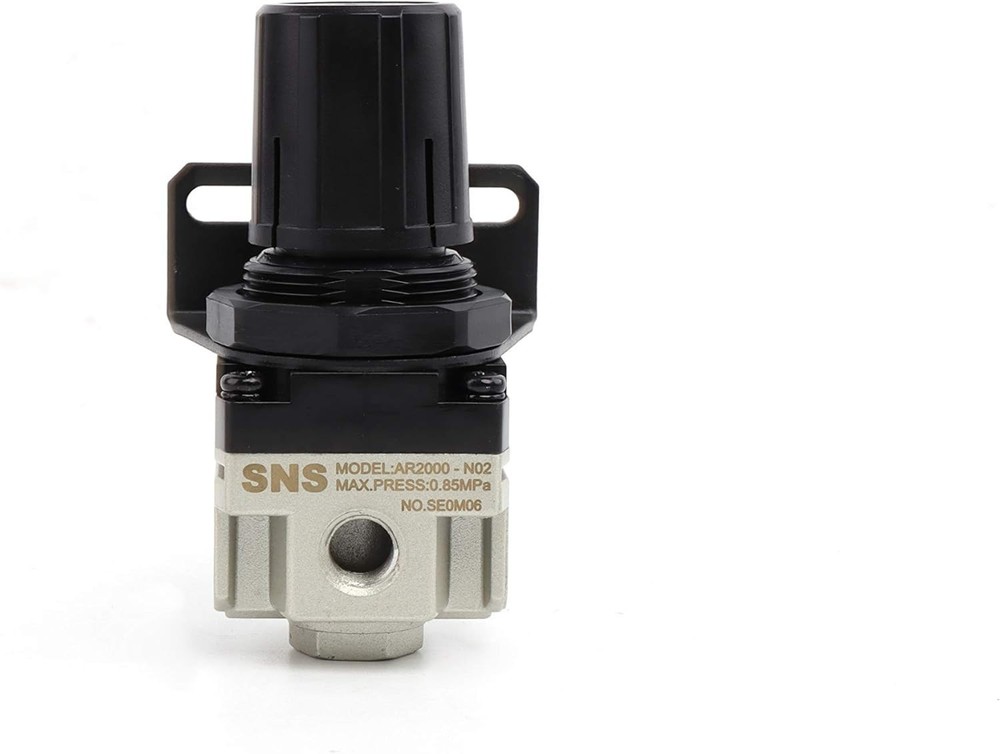 Versatile Air Compressor Pressure Regulator 1/4 NPT - 0-150 PSI Adjustable Flow