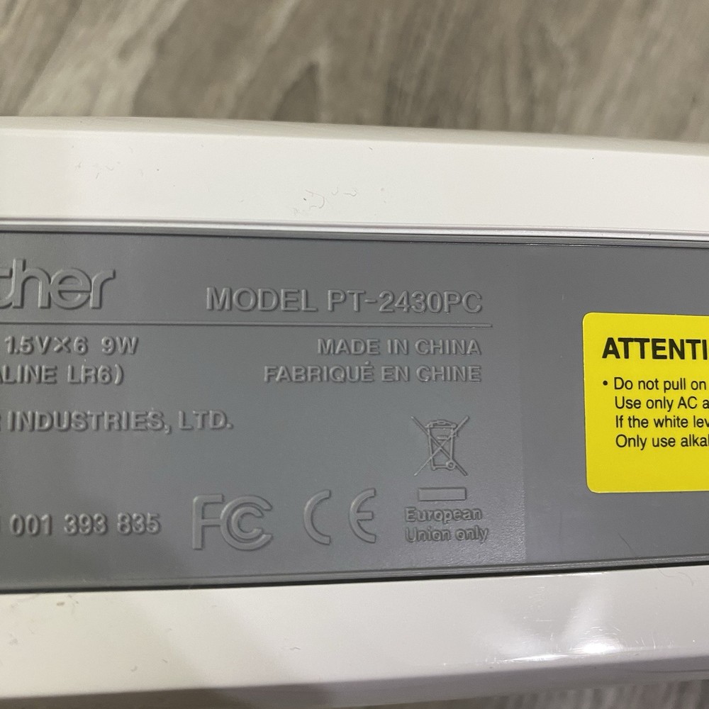 Brother P-Touch PT-2430PC Plug & Label Printer Professional Prints from PC🔥🔥🔥