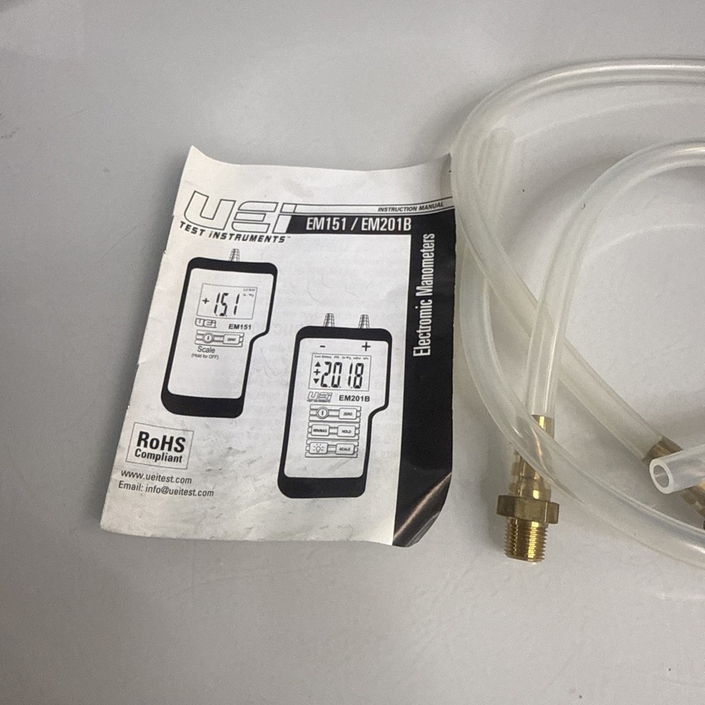 UEi Test Instruments EM201 Dual Input Differential Manometer