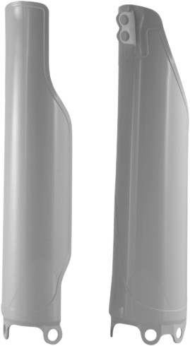 Acerbis Lower Fork Cover Set - White - Plastic