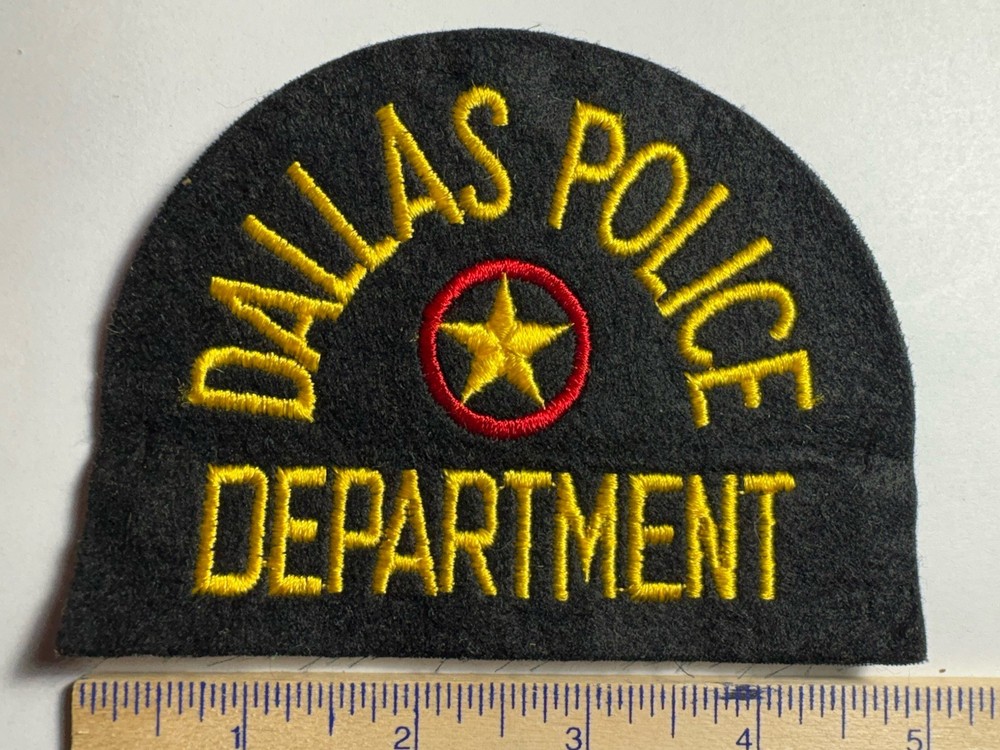 Dallas Texas Police Patch ~ Felt