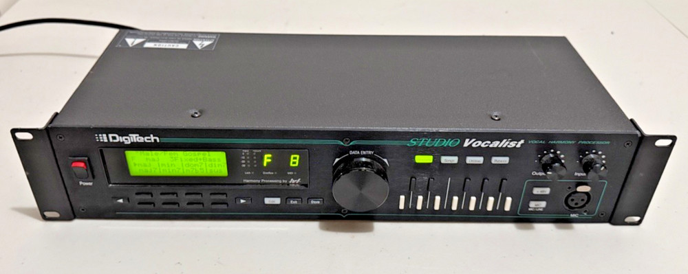 DIGITECH STUDIO VOCALIST RACK MOUNT STUDIO EFFECT VOCAL HARMONY PROCESSOR