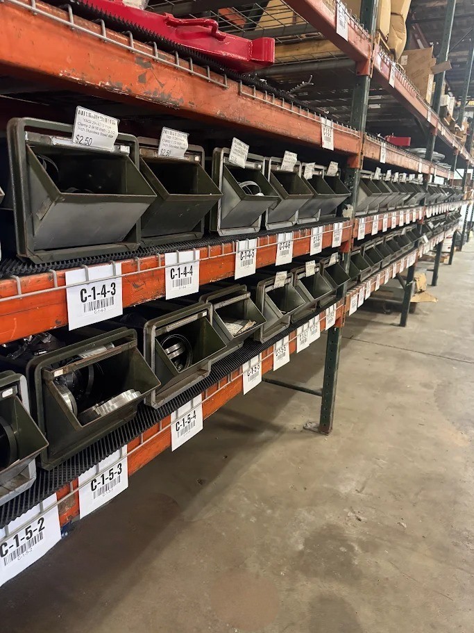 Steel Storage Drawers w/Stackable Frame Old Green L:20" x W:10" x H:8.5"