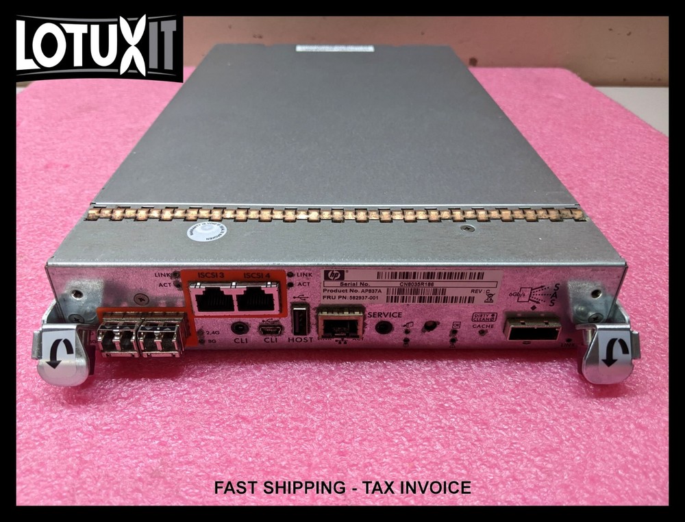 HP StorageWorks P2000 G3 FC/iSCSI Modular Smart Array Controller AP837A