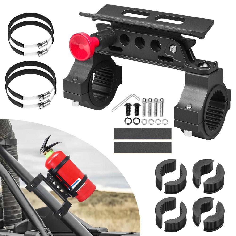 1pcs Fire Extinguisher Mount Quick Release Car Bracket Adjustable Holder For UTV
