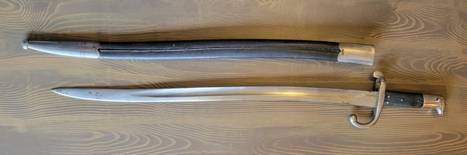 Post-Civil-War German Yatagan Bayonet with Matching Numbers