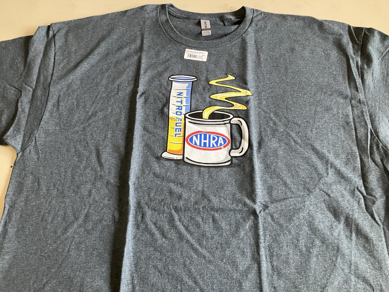 NHRA DRAG RACING OFFICAL NITRO IN THE MORNING T SHIRT SIZE 4X