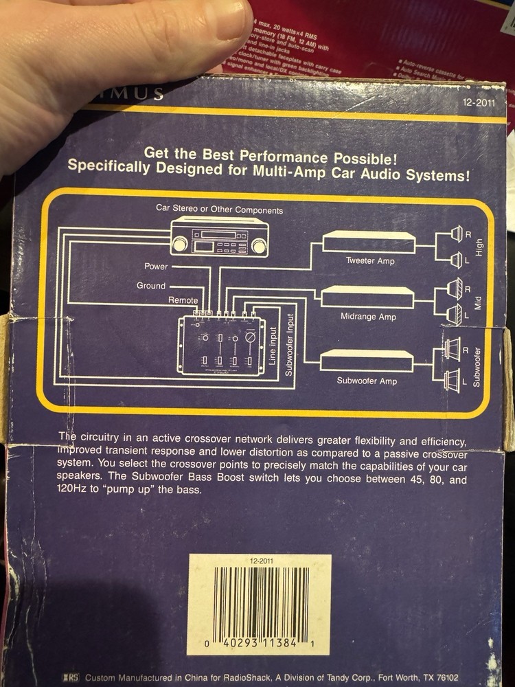 3-Way Electronic Crossover System