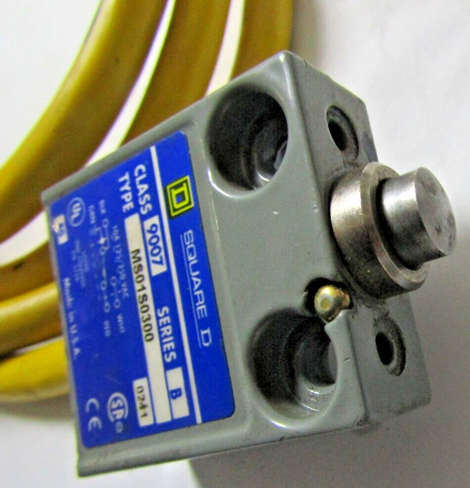 ✌️SQUARE D 9007MS01S0300 SERIES B COMPACT ENCLOSED LIMIT SWITCH PUSH BUTTON