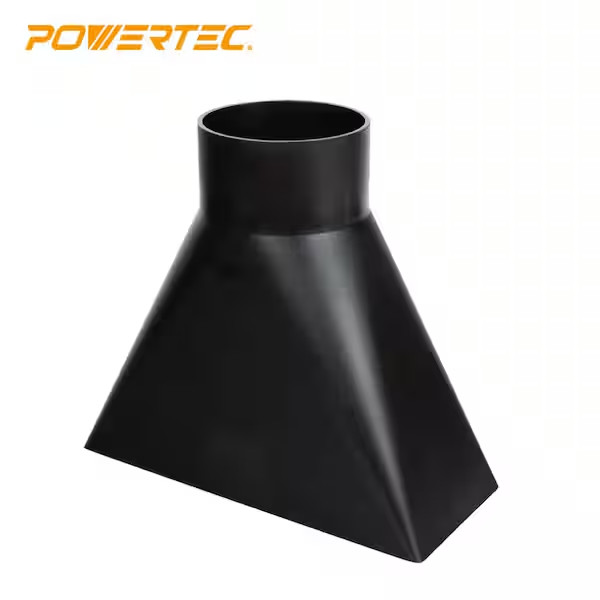 4 In. X 10 In. Dust Hood Rectangular Funneled Shape for Dust Collection Systems