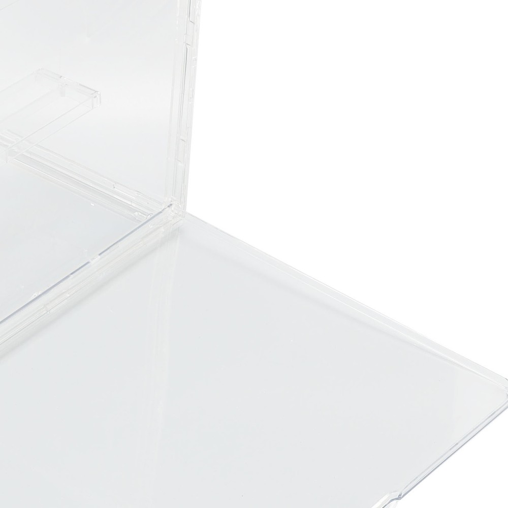 Clear Display Case for Miniature Figures PET Stackable Display Box with Magnetic