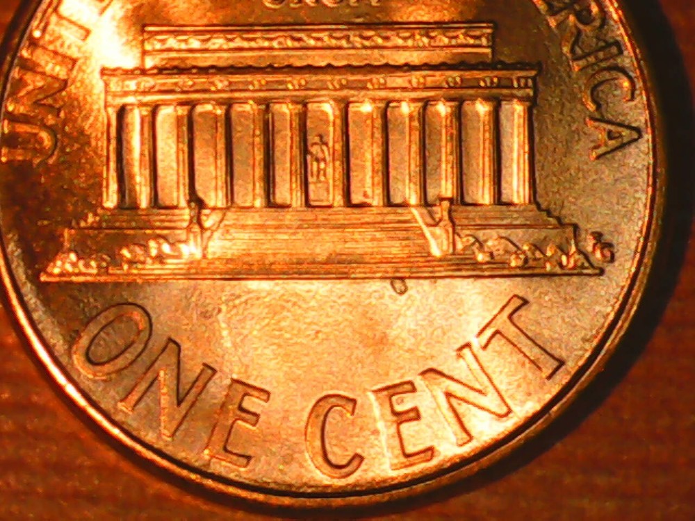 1995 Penny Reverse Die Crack