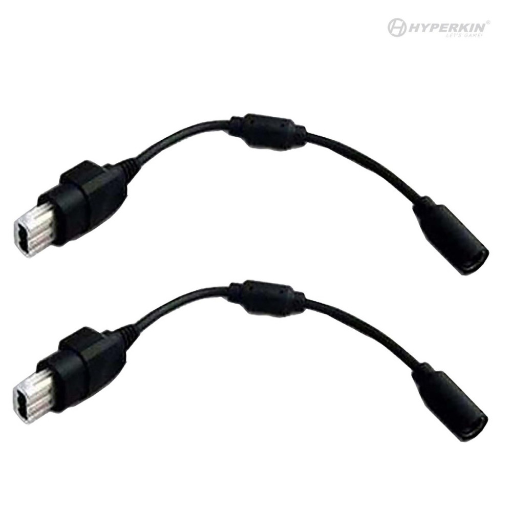 Original Microsoft Xbox Remote Controller Breakaway Cable Cord x2 - Brand New
