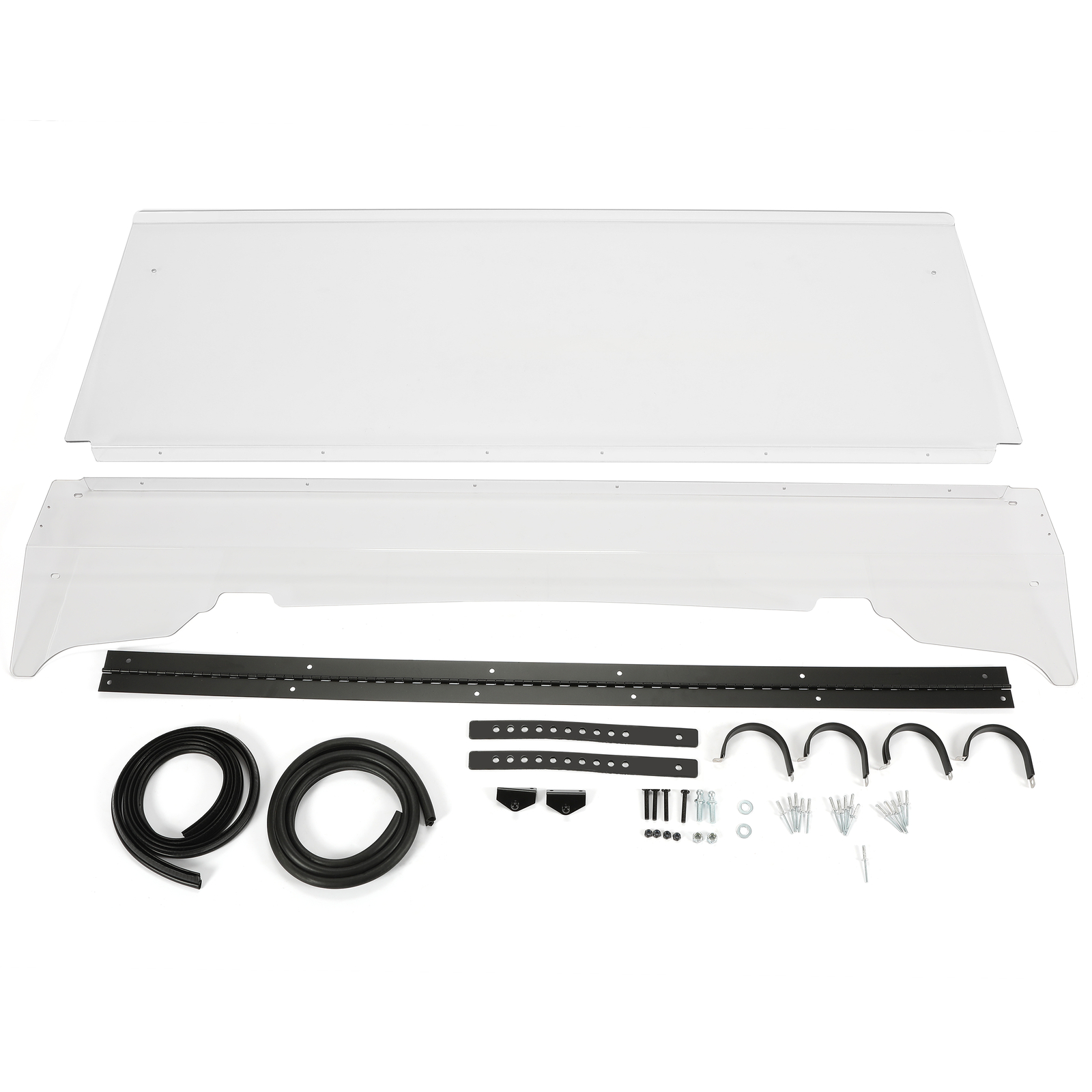 HECASA Full Folding Windshield For Polaris 2006-2008 Ranger 500 4X4 ,700 XP 4X4