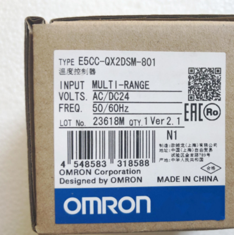 1pcs OMRON E5CC-QX2DSM-801 50/60Hz temperature controller