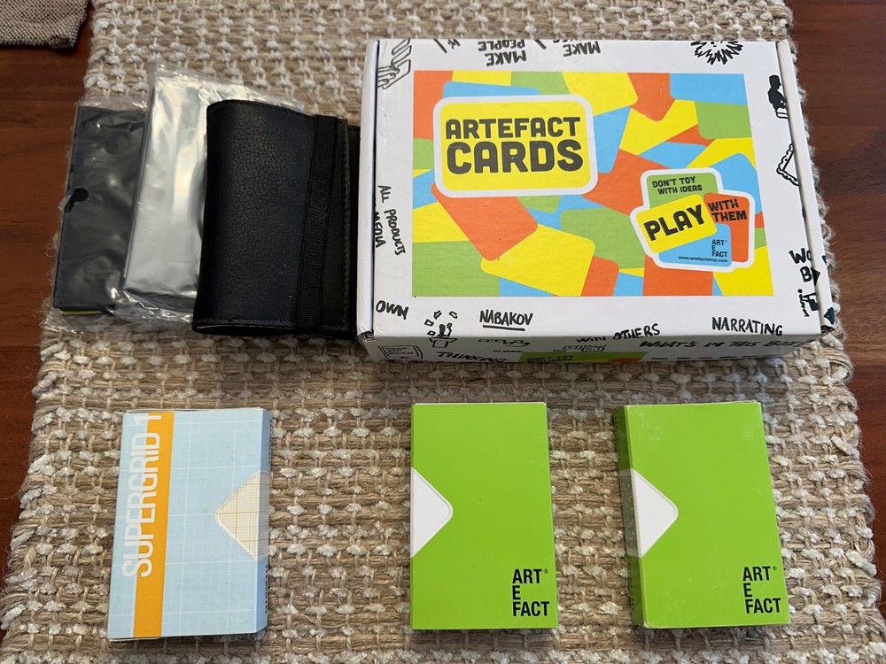 Artefect Notecards Creative Design Tool for Flowchart Storyboard